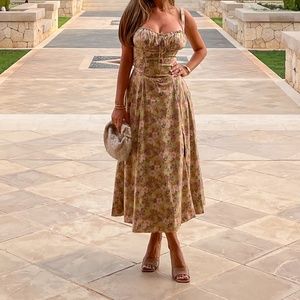 House of CB Carmen Floral Dress